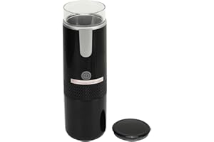 SOCOBETA Piccola Macchina da Caffè Macchina da Caffè Automatica Monodose Cordless Type C Macchina da Caffè Portatile Ricaricabile con Batteria da 1200 MAh per Campeggio da Viaggio
