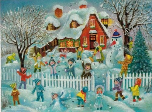 Télécharger Mini calendrier de l'avent de Noël Cartes 105 x 155 mm vierges avec enveloppes Richard Sellmer Ve Livre PDF Gratuit