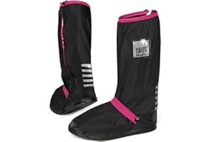 PERLETTI Cubre Zapatos Impermeable Lluvia Hombre Mujer - Cubrezapatos Protector de Zapatillas Impermeables Negro - Cubre Calzado Cubrebotas Nieve PVC Anti Barro Reutilizables