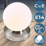 ⭐⭐⭐⭐⭐ Lámpara de mesa con forma de esfera con base de metal