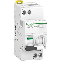 Schneider Electric A9D56613 IDPN N Vigi – Interruptor Diferencial 1P+N 13A 30mA Clase A – Seguridad Eléctrica Para El Hogar