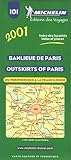 Image de Carte routière : Banlieue de Paris, 101, 1/53000