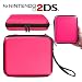 Produktbild DouTree 2018 Carry Storage Hard Case Schutzhülle für Nintendo 2DS Spiel mit Zip (Rosa)