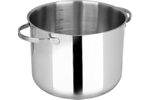 Moneta Allegro Pentola 22 cm in Acciaio Inox per tutti i Fuochi 5.9 Litri