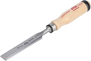 STUBAI Spezial Stemmeisen | schwedische Form | Klingenbreite 20 mm | Weißbuchen-Holzheft, polierte Fase | DIN 3139 | präzises Stechbeitel/Beitel für Holz | Profi-Qualität für Schreiner & Tischler