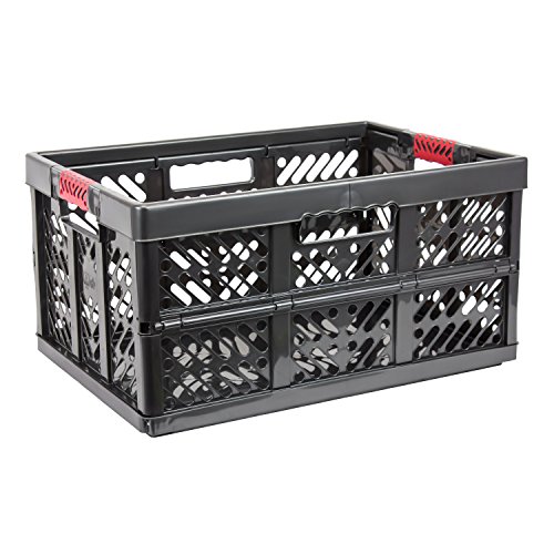 5 x Profi Klappbox 45 L Kunststoff Box Klappkiste Einkaufskorb Faltbox graphit