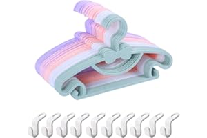 haweeli Cintres en Plastique pour Bébé Enfants et Tout-Petits (29,5cm, Paquet de 30)