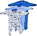 Baby Grow Full Body Suit Romper Set of 3 For Boy (Color & Print May Vary, 9-12M) RS.649.00