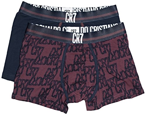 CR7 CRISTIANO RONALDO Herren Enganliegende Boxershorts Fashion Trunk 2-Pack
