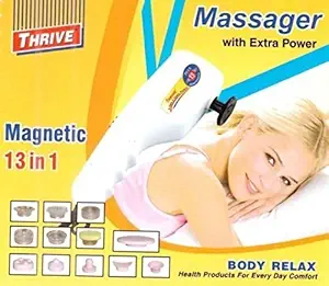 Thrive BRM13 Body Relax Magnetic 13 in 1 Massager (Beige)