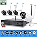 Produktbild edssz® Festplatte von 1 TB interne/externe 4 Kanal NVR Wireless WiFi Kit HD 1280 * 960P IR-Day/Night Vision IP Sicherheit Kameras P2P CCTV eds-wifikit04 – 960p-1tb