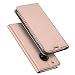 Produktbild Lenovo Moto G5 Schutzhülle, eastcoo Ultra Slim Dünn PU Leder Folio Flip Schutzhülle mit Magnetisch Kartenhalter Ständer TPU Hülle Case Klar für Motorola Moto G5, plastik, rose gold, Moto G5