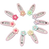 Pinzhi®10Pcs Flowers Hair Pin Clip Baby Girl Kids ( Colour Random )