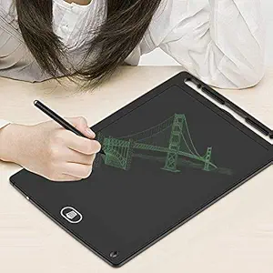 Enorme Latest LCD Writing Screen Tablet/Pad Drawing Doodle Board for Kids and Adults 8.5 Inch (Multicolor)