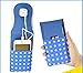 CHRONEX Mobile charging wall stand Holder hanger pouch for Charging Cell Phone, Soft Sleek Case for Mobile Phone (Floral Blue) RS.199.00