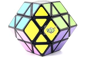Yealvin Cubo de 12 ejes Dodecaedro Rombic Cube, Dodecaedro Magic Speed Cube Twisty Puzzle