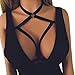 Produktbild LCLrute Qualitäts Mode Frauen Damen BH Elastische Käfig BH Strappy aushöhlen Neckholder BH Bustier Top (A, XL)