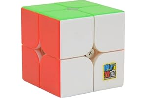Bukefuno MoYu RS2M 2022 Cube de vitesse magnétique sans autocollant Magic MFJS RS 2M 2 x 2 x 2 Cube puzzle Moyu RS2M 2 x 2 2 2022 Speed RS2 M Cube