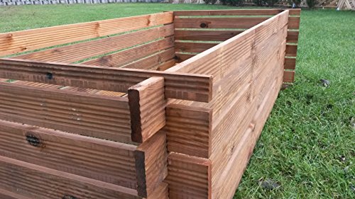 Holzkomposter Komposter neu braun KDI imprägniert - 2