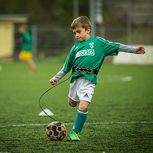 Mture Solo Fußball Trainer Soccer Trainer Football Kick Trainer Solo Soccer Practice Training Aid Control Skills Adjustable Waist Belt - 6