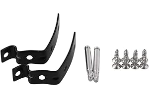 H HILABEE Handschuhfach Reparatursatz Deckel Repair Kit Schwarz für Audi A4 B6 2002-2005 / B7 2006-2008 / RS4 B7 2006-2008