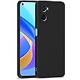 Pikkme Oppo A76 / Oppo A96 / Oppo A36 Back Cover Soft Matte Liquid Silicone TPU | Camera Protection | Shockproof Slim Back Case for Oppo A76 / Oppo A96 / Oppo A36 (Black)