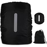 CiciIng Waterproof Backpack Cover with Reflective, 15 to 50 L