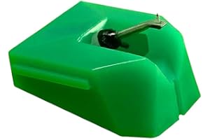 WENYOUYA AT-VMN95E Turntable Stylus - Green Elliptical Replacement Needle for Audio-Technica VM95 Series