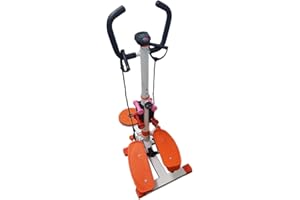 FFitness Unisex – Erwachsene Ffitnes Multifunktions-Stepper Twister Professionelles multifunktionales Heim-Fitnessgerät, Weiß, M