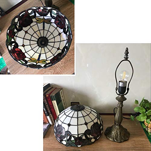 YJFFAN Wohnzimmer Dekorative Tischlampe Tiffany Art Grape Lampe Schlafzimmer Nachttischlampe Hochzeit Dekoration Lampe Beleuchtung (Glühbirnen Nicht Im Lieferumfang Enthalten)