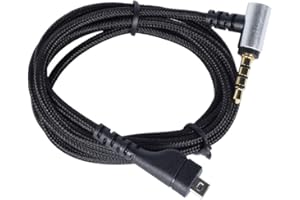 FBBULES Ersatz-Audiokabel for Arctis 3 Arctis 5 Arctis 7 Arctis Pro Cable Ersatz Audiokabel Das Ersatzkabel Fest für Gaming-Headset Ersatz Audio Kabel Teile Kompatibel 1,2 m / 2 m(3.93FT/6.56FT)