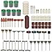 Produktbild KKmoon 337PCS Schleifset Multischleifgerät Zubehör, Schleifscheibe Schneidscheibe Schleifband Polierstein Bohreren für DIY Polieren Gravieren Schleifen und Bohren in Holz Metall