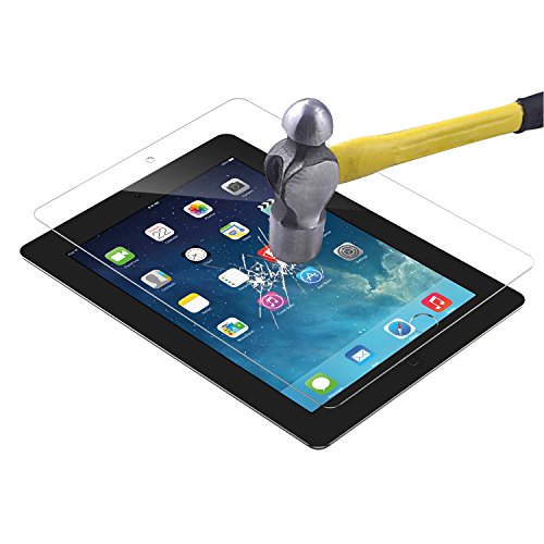 JETech iPad 2 / 3 / 4 Gehärtetem Glas Schutzfolie Panzerglas Premium Folien Schutzfolie Displayschutz Screen Protector für Apple iPad 2/3/4 - 4
