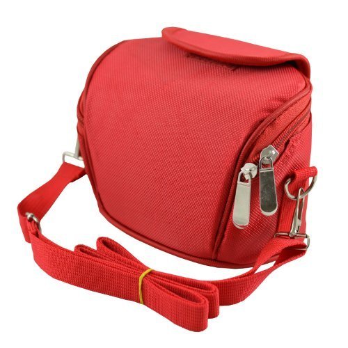 BW&H ARS - Funda para Canon Powershot SX500 IS, SX510 HS y G1, color rojo