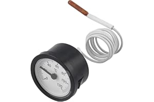 MIRTHBUY Kapillare - Termometro con sensore per misurare la temperatura del gas liquido e del vapore 0-120 °C