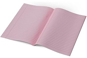 The Dyslexia Shop A4 Lined Paper Exercise Book, 48-Pages 10mm Note Books A4 Lined Visual Stress Aid, Dyslexia Friendly Tinted Paper Ideal for Classroom, Office, Home - 9 Colours