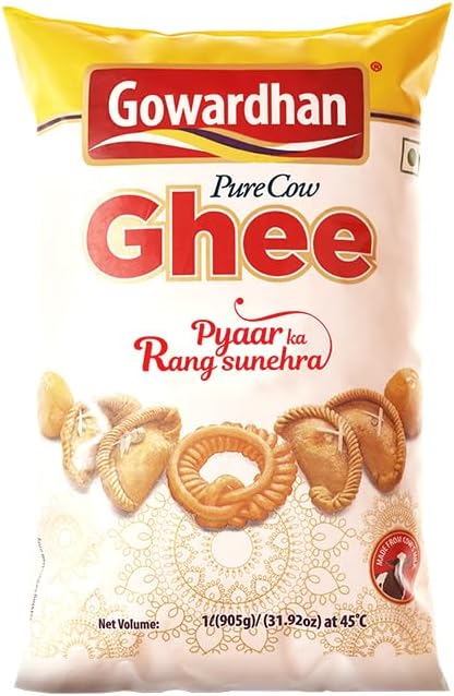 Gowardhan Pure Cow Ghee Pouch 1 Liter