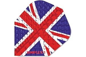 Harrows Dimplex Union Jack Standard Shape Dart Flights 10 x Packs of 3 rrp£12