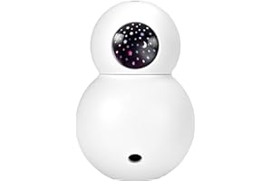 Alecto BC-21 nawilżacz powietrza do pokoju dziecięcego – nawilżanie pomieszczeń z dyfuzorem aromatów – nawilżanie powietrza i światło nocne z projekcją – biały