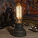Produktbild XSPWXN Wasserrohr Schreibtischlampe industrielle Schmiedeeisen Wasserpfeife Tischlampe Vintage Schreibtischlampe E27 Edison Birne Beleuchtung Teile für Bar Cafe Home Schlafzimmer Studie Studio Lesen Tischlampe