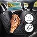 Price comparison product image Dog Car Seat Cover, Brightshow Pet Seat Cover for Cars With Seat Anchors, Trucks, and Suv's - Black, WaterProof & NonSlip Backing
