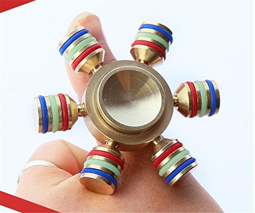 GTNK Hand Finger Spinner Brass Bearing Finger Toy Fast Bearings Fidget Spinner Toy Stress Relief Focus Toys for Children and Adults GTNK Hand Finger Spinner Brass Bearing Finger Toy Fast Bearings Fidget Spinner Toy Stress Relief Focus Toys for Children and Adults