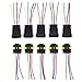 Produktbild 5 Set Steckverbinder Wasserdicht 4-polig Schnellverbinder Superseal Stecker Steckverbindung mit Kabel für KFZ LKW Auto