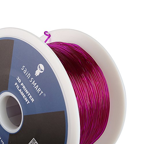 SainSmart Flexible TPU 3D Filament for 3D Printers 3D Drucker, 1,75 mm, 800g Spool (Violett) - 3