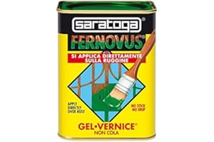 Vernice Gel Antiruggine Fernovus 750ml, Rosso Mattone Satinato, Saratoga