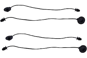 4 PCS/SET SHLPDFM Black Cords Onwards Parcel Shelf Fixing Straps CV6Z5846538A, DV6Z5846538B, BM51A46538AA Fits for Ford Focus Mk3 Hatchback 2012-2017