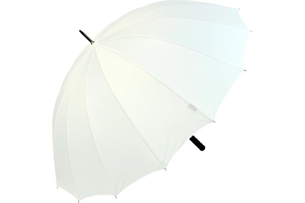 iX-brella - Parapluie de couple léger XXL en 16 pièces avec poignée douce agréable - Diamètre : 1,29 m