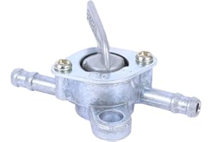 YOSOO HEALTH GEAR Fuel Tank Valve Switch, Fuel On/Off Valve Switch Fuel Valve Petcock Shut Off 1/4 Fuel Line Gas Pump Valve for Pit Dirt Quad Motorcycle Dirt Bike Go Kart ATV
