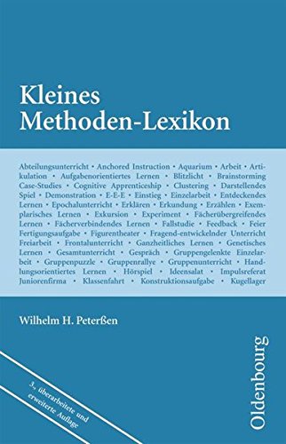 Download Wissenschaft Ehrenwirth: Kleines Methoden-Lexikon Download Wissenschaft Ehrenwirth: Kleines Methoden-Lexikon