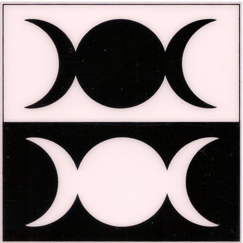 Triple Moon Goddess - Car Sticker - PWD39